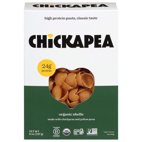 Chickapea Organic Shells - 8 Ounces
