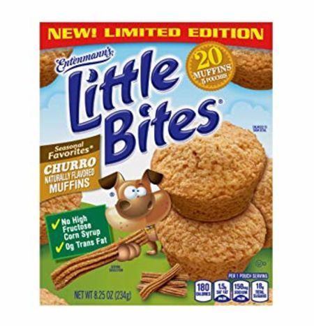 Entenmann's Little Bites Churro Flavor Limited Edition Muffins - 8.25 Ounces