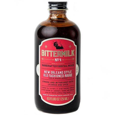 Bittermilk No.4 New Orleans Style Old Fashioned Rouge Cocktail Mixer - 8.5 Ounces