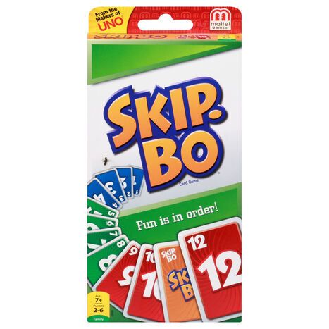Skip Bo Toy, Card Game, Players 2-6 - 1 Set