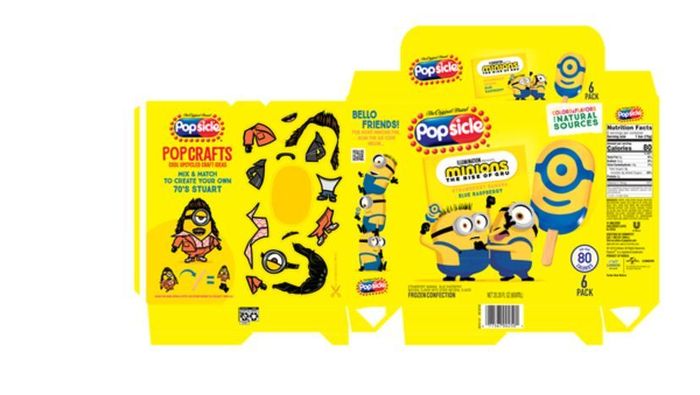 Buy Popsicle Minions Strawberry Banana Blue R... Online | Mercato