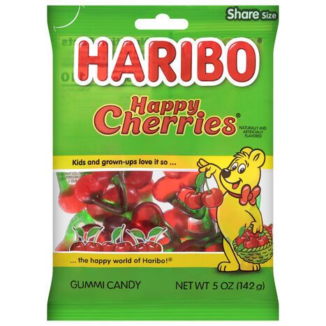 Haribo Happy Cherries Share Size Gummi Candy - 5 Ounces