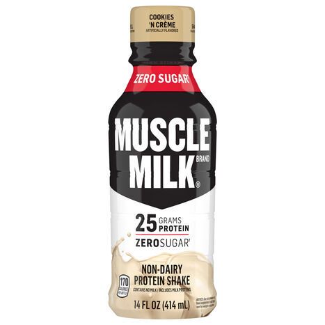 Muscle Milk Protein Shake, Non Dairy, Cookies 'N Creme - 14 Ounces