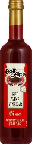 Dell'Alpe Vinegar, Red Wine - 16.9 Fluid Ounces