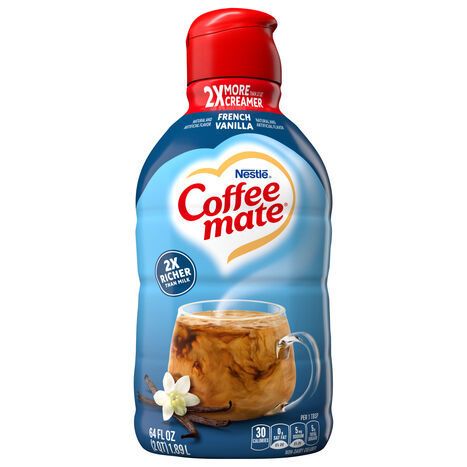 Coffee-Mate French Vanilla Non-Dairy Creamer - 64 Fluid Ounces