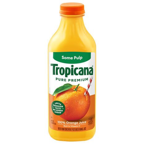Tropicana Some Pulp Pure Premium Orange Juice - 46 Fluid Ounces