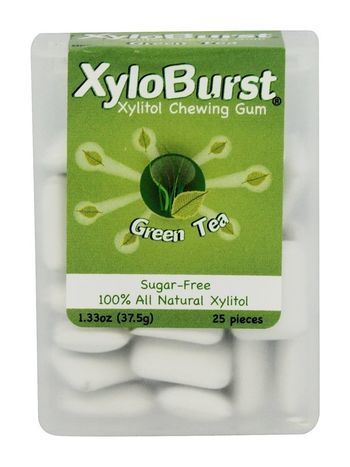 Xyloburst Green Tea Flip-Top Gum Jar