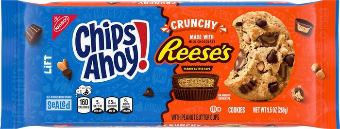 Chips Ahoy! Crunchy Reese's Peanut Butter Cups Cookies - 9.5 Ounces