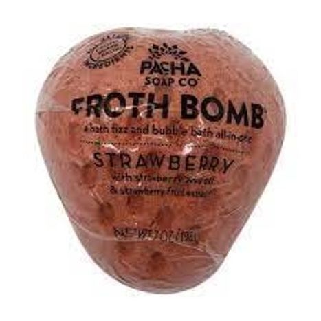 Pacha Strawberry Froth Bomb Soap - 7 Ounces