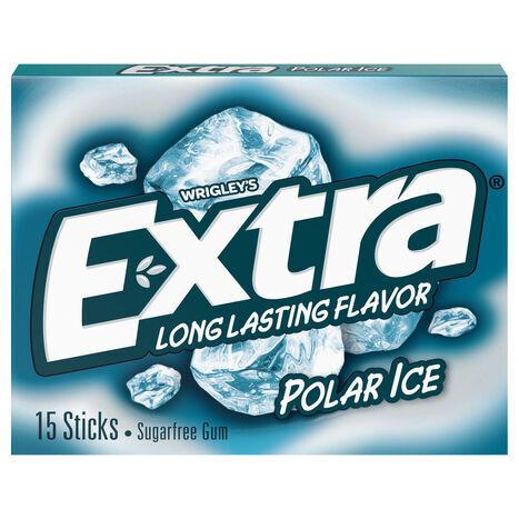 Extra Sugarfree Polar Ice Gum - 15 Sticks