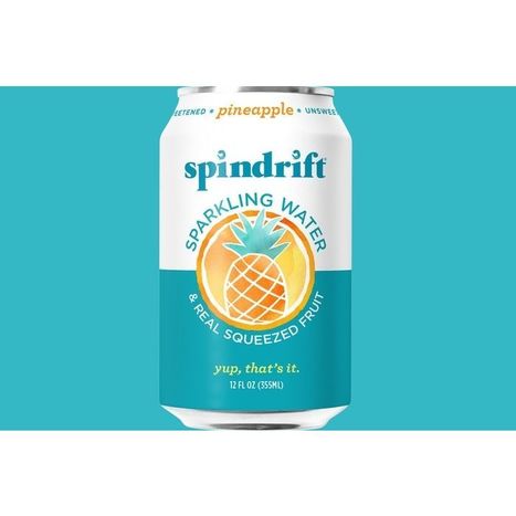 Spindrift Pineapple Sparkling Water - 12 Ounces