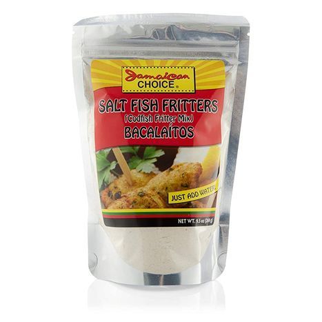 Jamaican Choice Salt Fish Codfish Fritter Mix - 10 Ounces