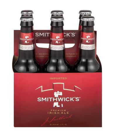 Smithwicks Ale, Irish - 6 Each