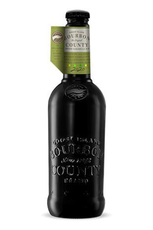 Goose Island Bourbon County Caramella Ale 2020 Beer Bottle - 16.9 Ounces