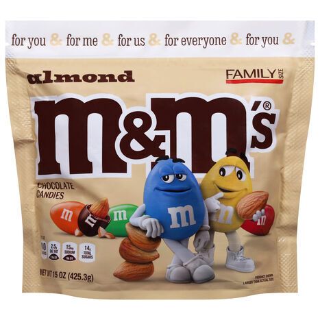 M&M's Almond Chocolate Candies Family Size - 15 Ounces